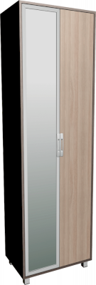 Шкаф 600 с зеркалом М04 Вест (Риннер)